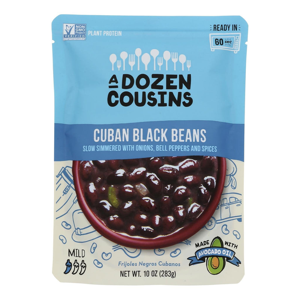 A Dozen Cousins Cuban Black Beans - 6 Pack, 10 Oz Each