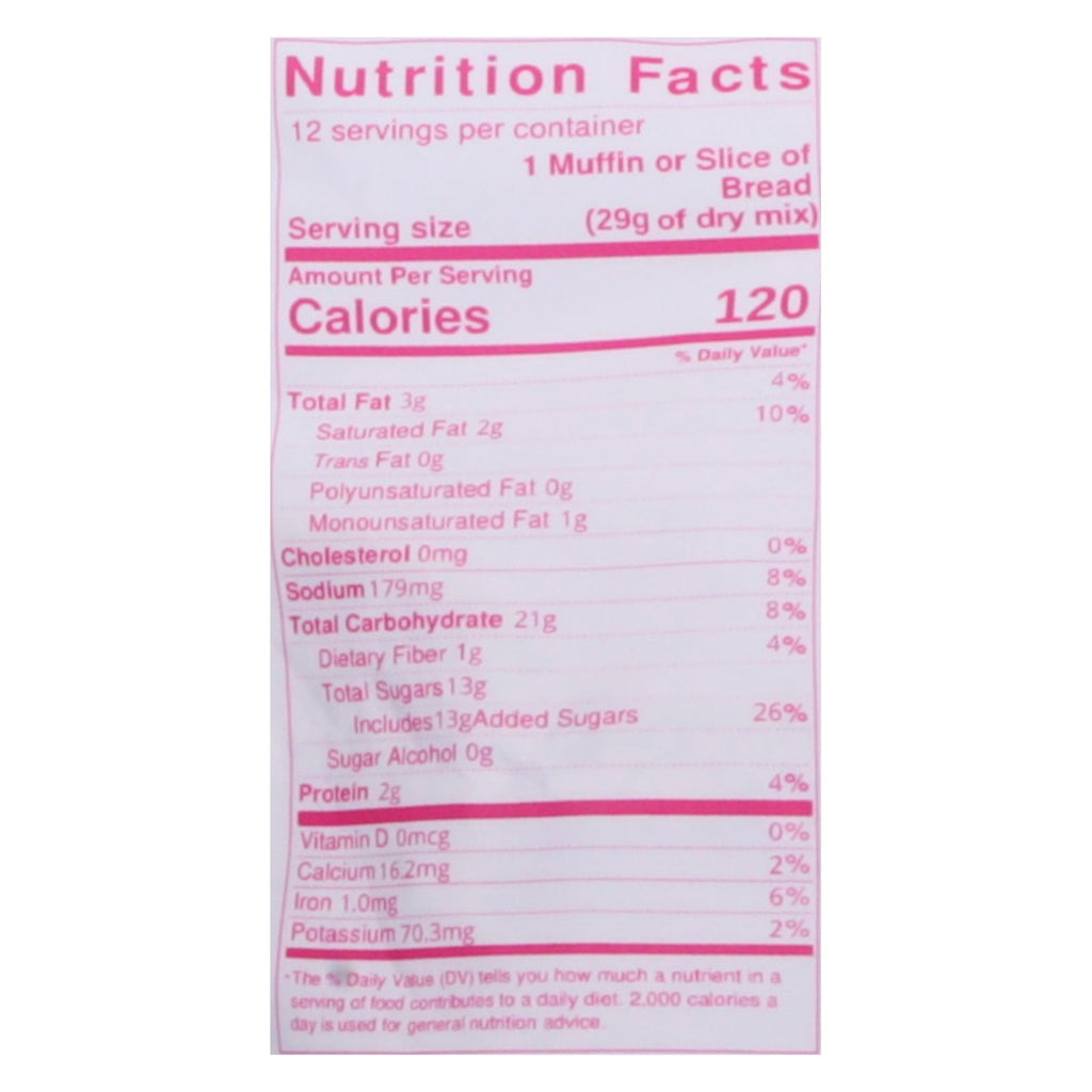 Gonanas Chocolate Chip Banana Bread Mix - 6 Pack